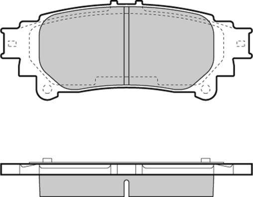 OEMparts 0446630311 - Комплект спирачно феродо, дискови спирачки vvparts.bg