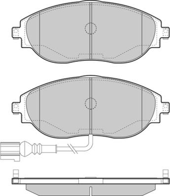 Protechnic PRP1623-3M - Комплект спирачно феродо, дискови спирачки vvparts.bg