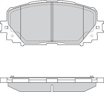 SAKURA 6003964 - Комплект спирачно феродо, дискови спирачки vvparts.bg