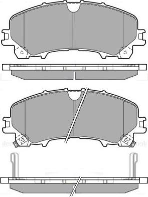 Ferodo FSL4998 - Комплект спирачно феродо, дискови спирачки vvparts.bg