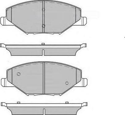 BRAKE FIT PD4378 - Комплект спирачно феродо, дискови спирачки vvparts.bg