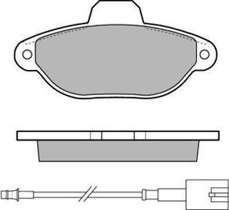 Magneti Marelli 363700209030 - Комплект спирачно феродо, дискови спирачки vvparts.bg