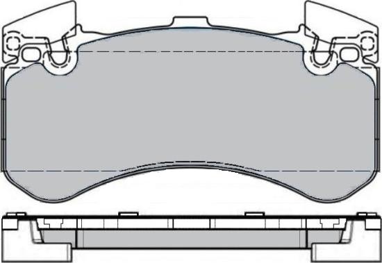 VW 4H0 698 151 R - Комплект спирачно феродо, дискови спирачки vvparts.bg