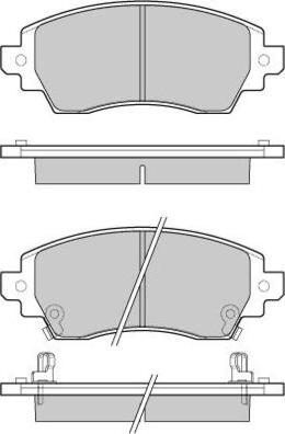 Magneti Marelli 363916061028 - Комплект спирачно феродо, дискови спирачки vvparts.bg