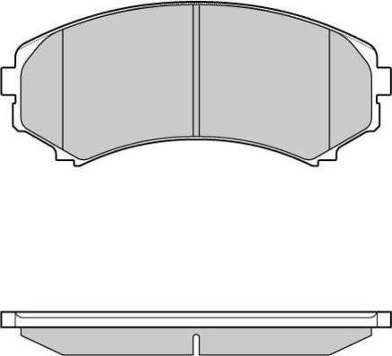 E.T.F. 12-1001 - Комплект спирачно феродо, дискови спирачки vvparts.bg