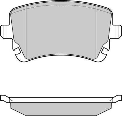 Triscan 23326 - Комплект спирачно феродо, дискови спирачки vvparts.bg