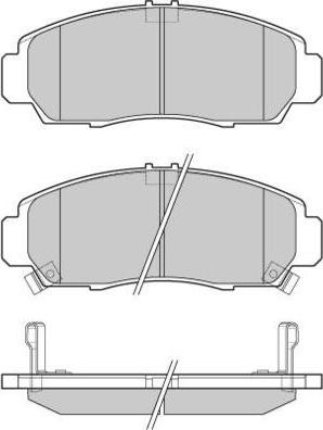 WXQP 41810 - Комплект спирачно феродо, дискови спирачки vvparts.bg