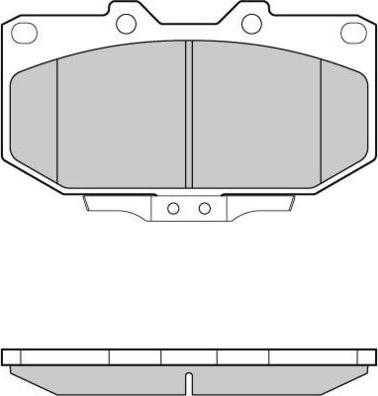 Protechnic PRP1696 - Комплект спирачно феродо, дискови спирачки vvparts.bg