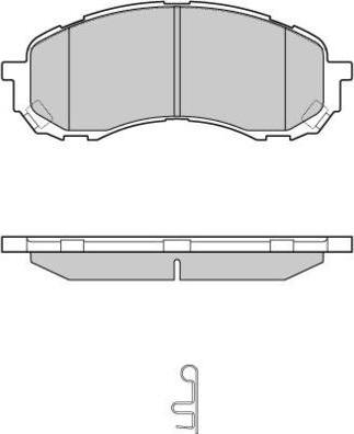 FTE 9001192 - Комплект спирачно феродо, дискови спирачки vvparts.bg