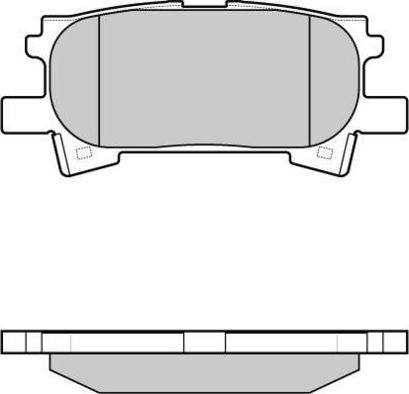 BOSCH 986AB2132 - Комплект спирачно феродо, дискови спирачки vvparts.bg