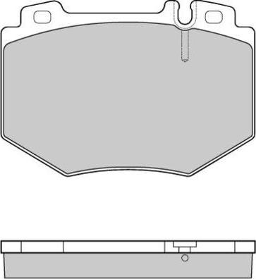 E.T.F. 12-1166 - Комплект спирачно феродо, дискови спирачки vvparts.bg