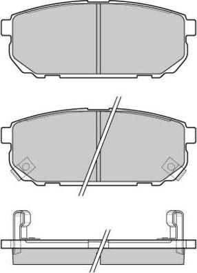 Permafuse PE.0421.0 - Комплект спирачно феродо, дискови спирачки vvparts.bg