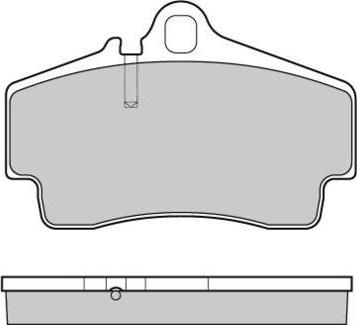 E.T.F. 12-1176 - Комплект спирачно феродо, дискови спирачки vvparts.bg