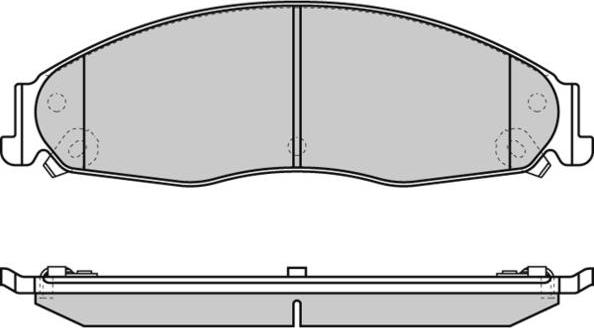 Havam HA 2252 - Комплект спирачно феродо, дискови спирачки vvparts.bg