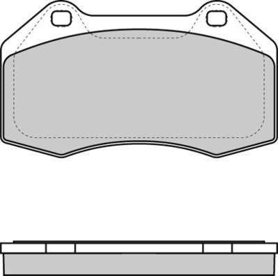 Alpine 41060-3131R - Комплект спирачно феродо, дискови спирачки vvparts.bg