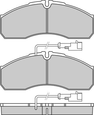 Remsa BPM0651.42 - Комплект спирачно феродо, дискови спирачки vvparts.bg