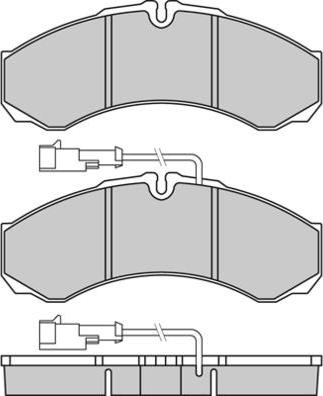 NUOVA TECNODELTA PNT5151 - Комплект спирачно феродо, дискови спирачки vvparts.bg