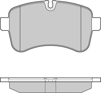 E.T.F. 12-1315 - Комплект спирачно феродо, дискови спирачки vvparts.bg