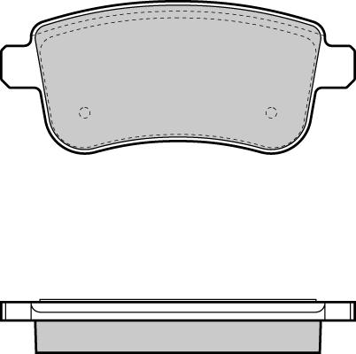 DON MDB3029 - Комплект спирачно феродо, дискови спирачки vvparts.bg