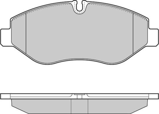 E.T.F. 12-1324 - Комплект спирачно феродо, дискови спирачки vvparts.bg