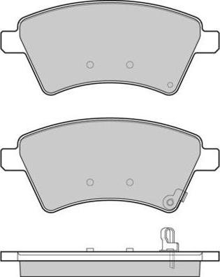 Jurid 573288D - Комплект спирачно феродо, дискови спирачки vvparts.bg