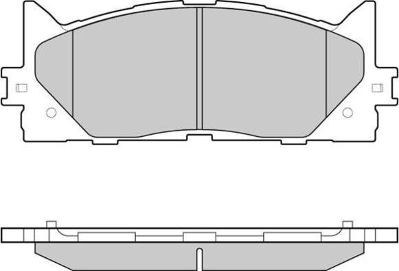 E.T.F. 12-1253 - Комплект спирачно феродо, дискови спирачки vvparts.bg