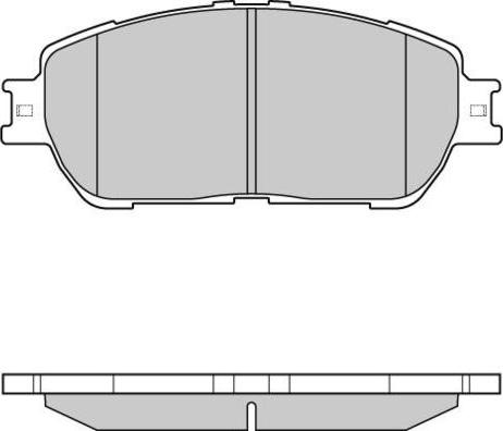 HITEC H 1730 - Комплект спирачно феродо, дискови спирачки vvparts.bg