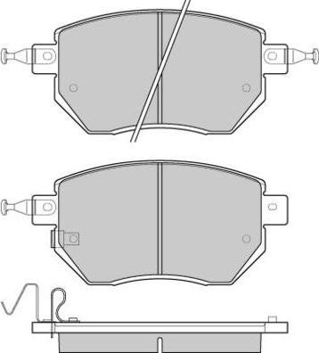 First Line BBP2172 - Комплект спирачно феродо, дискови спирачки vvparts.bg