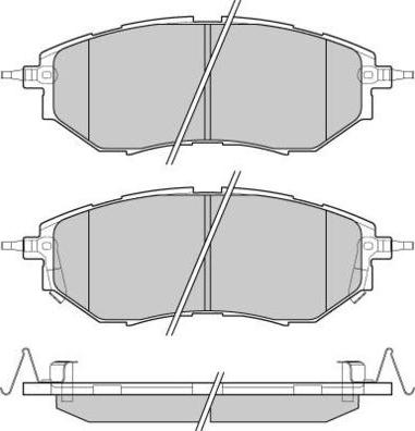 HELLA 8DB 355 035-561 - Комплект спирачно феродо, дискови спирачки vvparts.bg