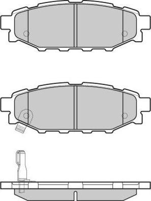 BOSCH 0 986 AB2 168 - Комплект спирачно феродо, дискови спирачки vvparts.bg