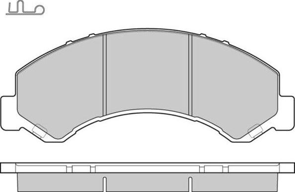 Remsa 763.00 - Комплект спирачно феродо, дискови спирачки vvparts.bg