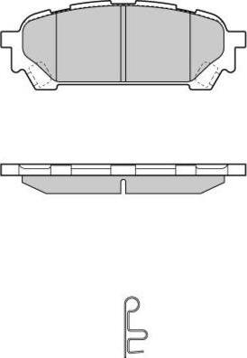 E.T.F. 12-1270 - Комплект спирачно феродо, дискови спирачки vvparts.bg