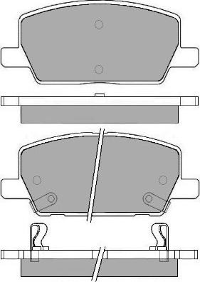 Woking P17703.02 - Комплект спирачно феродо, дискови спирачки vvparts.bg