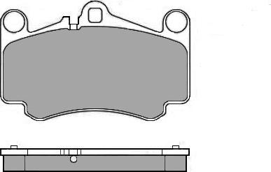 ACDelco AC899781D - Комплект спирачно феродо, дискови спирачки vvparts.bg