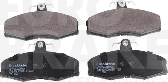 Eurobrake 5502229958 - Комплект спирачно феродо, дискови спирачки vvparts.bg