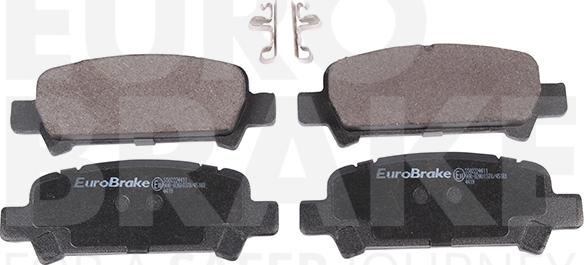 Eurobrake 5502224411 - Комплект спирачно феродо, дискови спирачки vvparts.bg