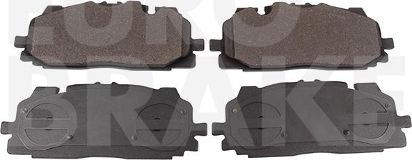 Eurobrake 55022247139 - Комплект спирачно феродо, дискови спирачки vvparts.bg