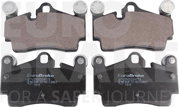 Eurobrake 5502224773 - Комплект спирачно феродо, дискови спирачки vvparts.bg