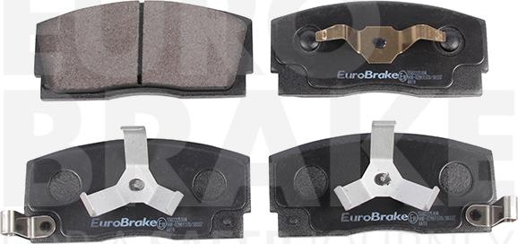 Eurobrake 5502225104 - Комплект спирачно феродо, дискови спирачки vvparts.bg