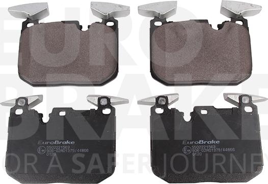 Eurobrake 5502221563 - Комплект спирачно феродо, дискови спирачки vvparts.bg