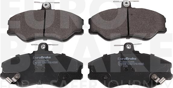 Eurobrake 5502223404 - Комплект спирачно феродо, дискови спирачки vvparts.bg