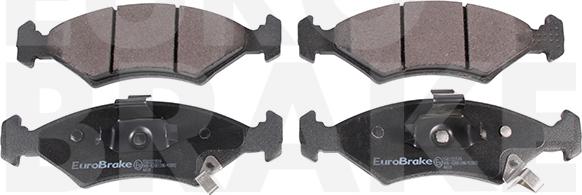 Eurobrake 5502223519 - Комплект спирачно феродо, дискови спирачки vvparts.bg