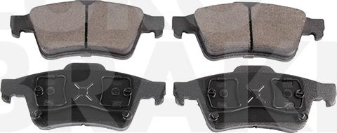 Eurobrake 5502223629 - Комплект спирачно феродо, дискови спирачки vvparts.bg