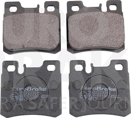 Eurobrake 5502223315 - Комплект спирачно феродо, дискови спирачки vvparts.bg