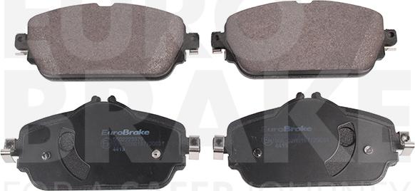 Eurobrake 5502223379 - Комплект спирачно феродо, дискови спирачки vvparts.bg