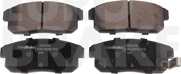 Eurobrake 5502223248 - Комплект спирачно феродо, дискови спирачки vvparts.bg