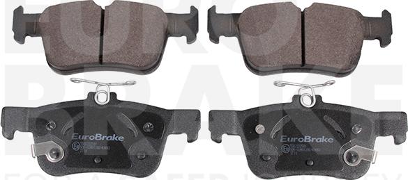 Eurobrake 5502222581 - Комплект спирачно феродо, дискови спирачки vvparts.bg