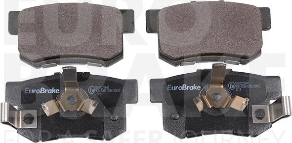 Eurobrake 5502222647 - Комплект спирачно феродо, дискови спирачки vvparts.bg