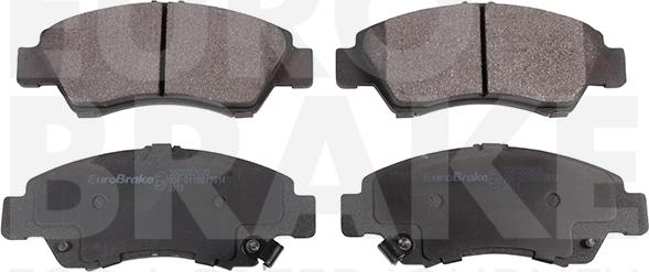 Eurobrake 5502222625 - Комплект спирачно феродо, дискови спирачки vvparts.bg