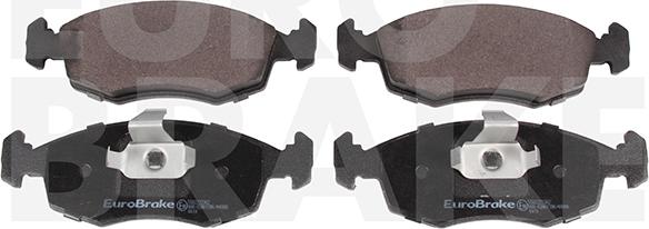 Eurobrake 5502222362 - Комплект спирачно феродо, дискови спирачки vvparts.bg